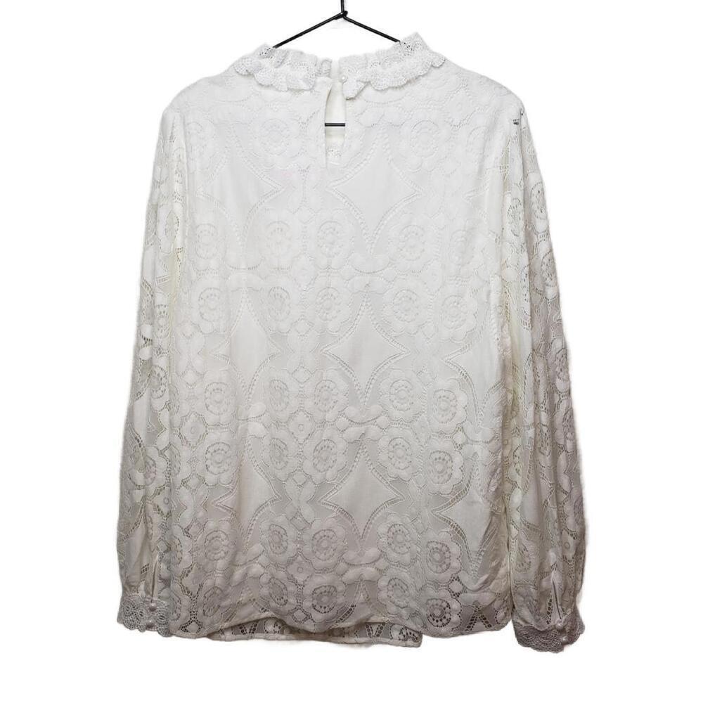 NWT Andree by Unit Women's Sx 1X Lace Victorian Style Blouse (1640) - Picture 3 of 5